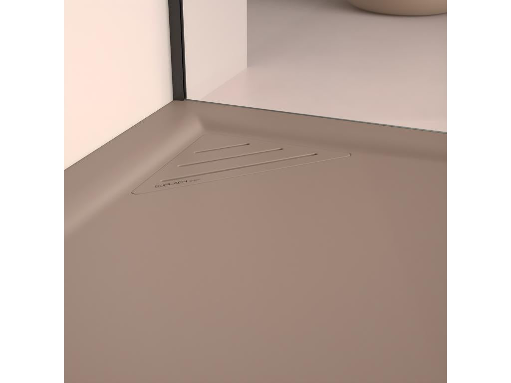 Meublita shower tray, smooth finish, Meublita colored grid - 200x70 cm