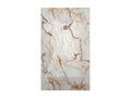Cream marble shower tray with smooth finish, Vertchez 3D color grid - 160x90 cm