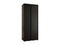 Vertchez 1 Sliding Door Wardrobe 235.2/120/60 2 Doors Black/Black/Black