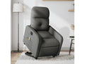 Dark Grey Fabric Electric Massage Recliner