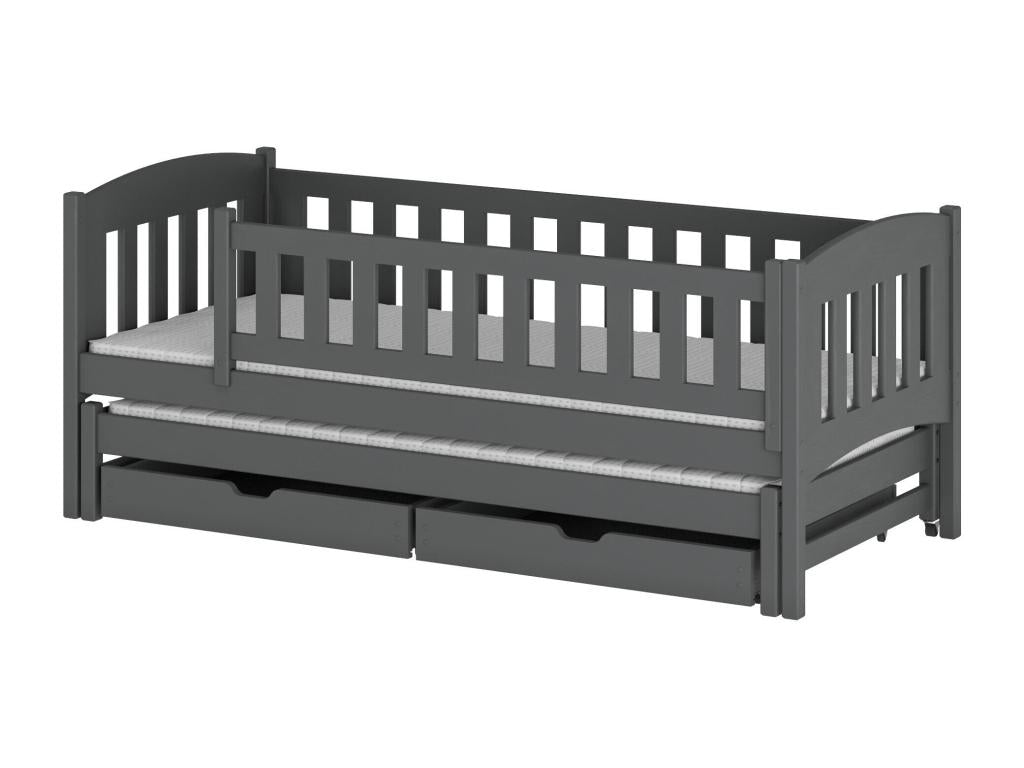 Vertchez KSB014 80x190 cm Graphite Children's Bed